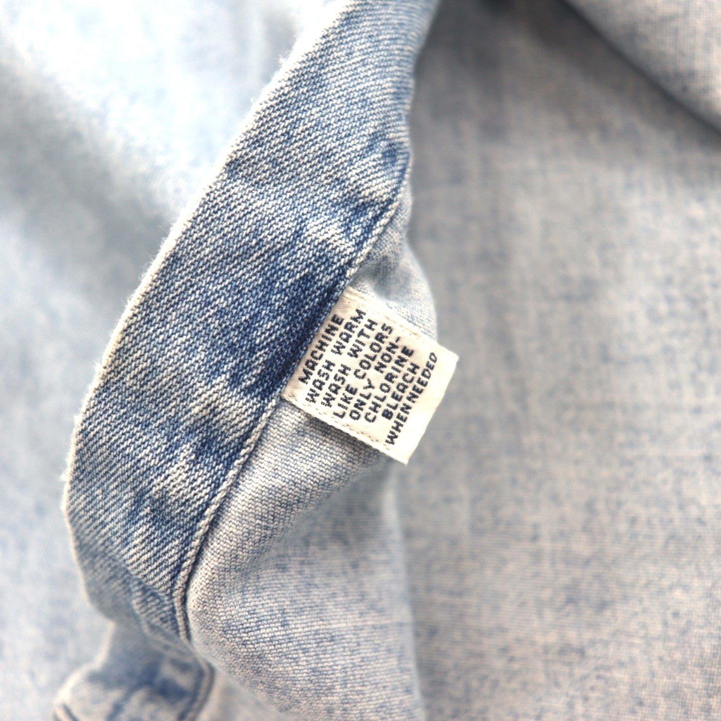 Polo Ralph Lauren 90年代 BIG SHIRT ボタンダウン デニム シャツ 2XL インディゴ 胸ポケット スモールポニー刺繡