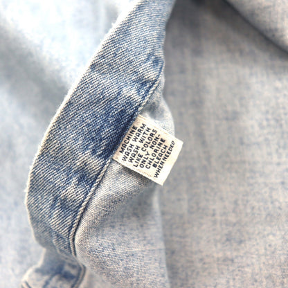 Polo Ralph Lauren 90年代 BIG SHIRT ボタンダウン デニム シャツ 2XL インディゴ 胸ポケット スモールポニー刺繡