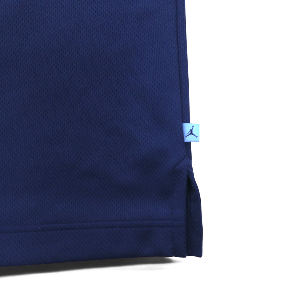 JORDAN BRAND (NIKE) Jumpman Half Zip Game Shirt L Navy Logo Print Big Size