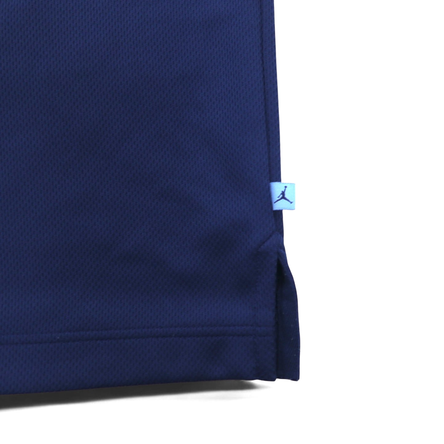 JORDAN BRAND (NIKE) Jumpman Half Zip Game Shirt L Navy Logo Print Big Size