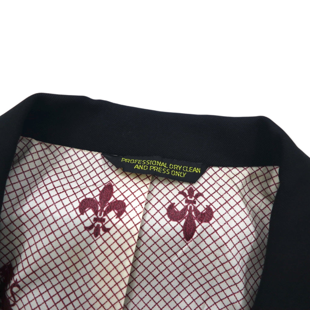 70年代 The JC Penney Comfort Blazer 2B テーラードジャケット ブレザー L  ブラック ポリエステル