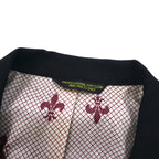 70年代 The JC Penney Comfort Blazer 2B テーラードジャケット ブレザー L  ブラック ポリエステル