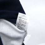 JORDAN BRAND (NIKE) Jumpman Half Zip Game Shirt L Navy Logo Print Big Size