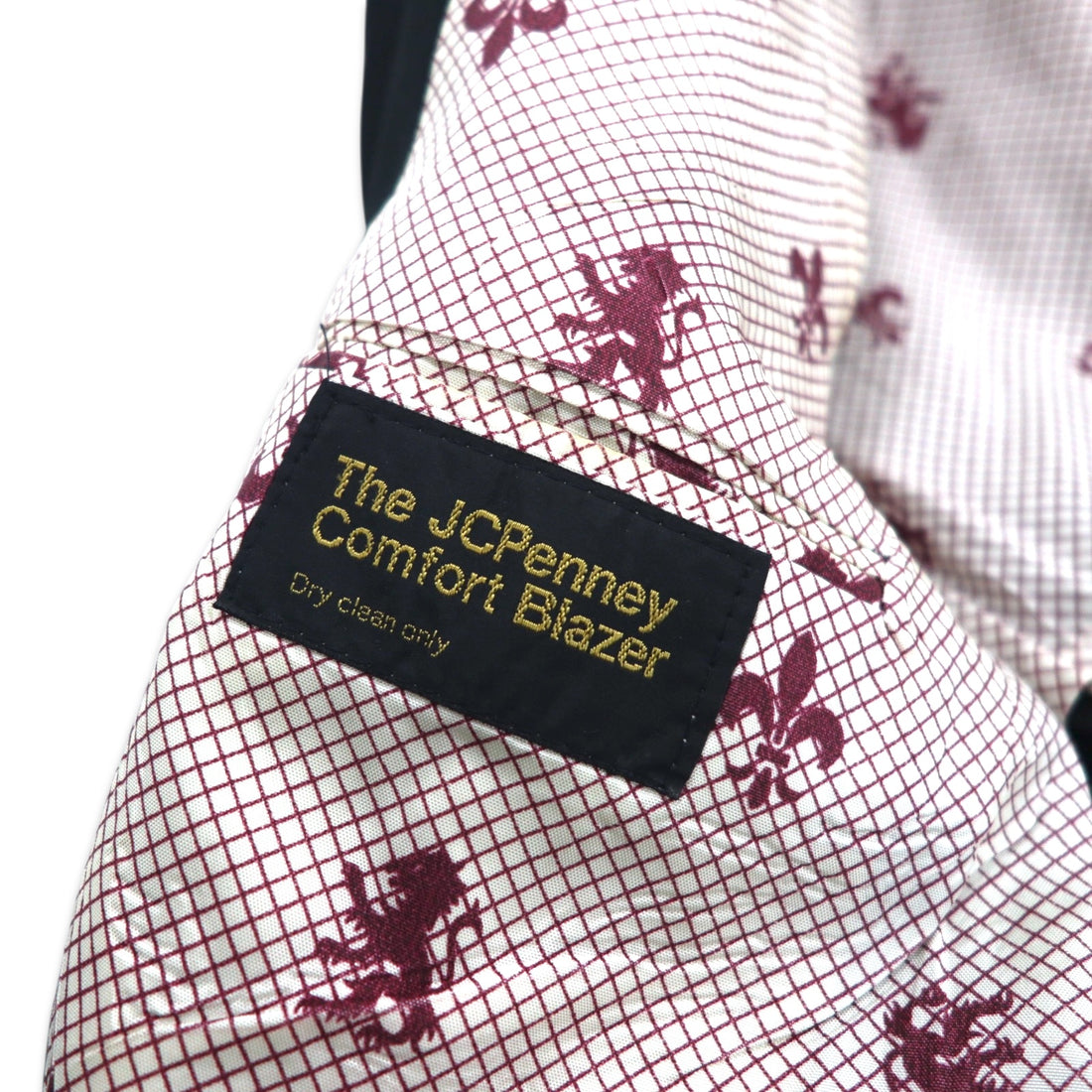 70年代 The JC Penney Comfort Blazer 2B テーラードジャケット ブレザー L  ブラック ポリエステル