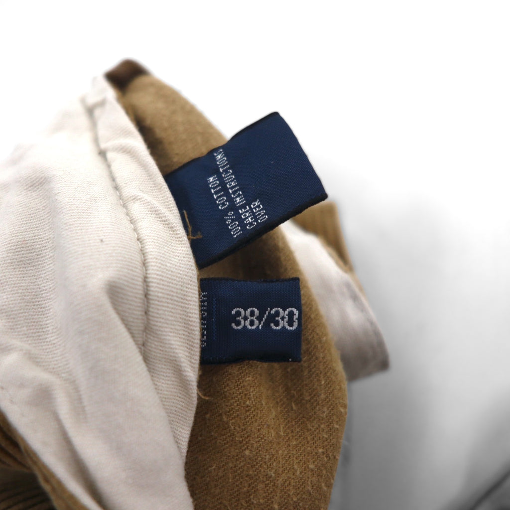 Polo Ralph Lauren 90年代 ワイドコーデュロイパンツ スラックス XL ベージュ テーパード