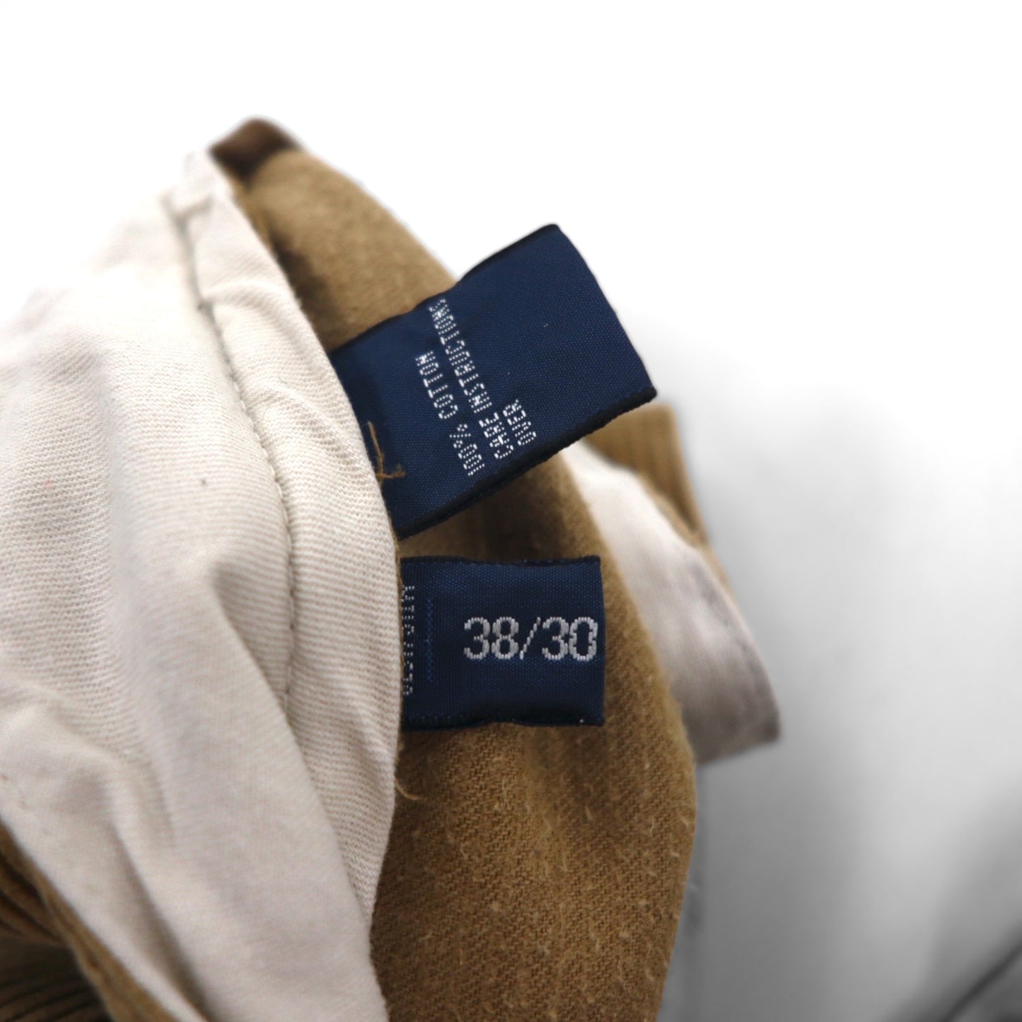 Polo Ralph Lauren 90年代 ワイドコーデュロイパンツ スラックス XL ベージュ テーパード