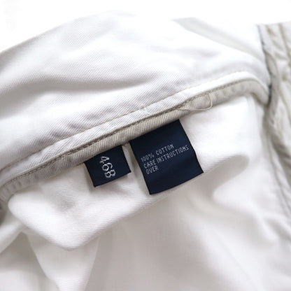 Polo by Ralph Lauren 90年代 ビッグサイズ ポロチノ バギー ショート カーゴパンツ ハーフパンツ 3XL ホワイト 膝下丈