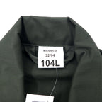 FRENCH ARMY 90s MAGECO Mechanic Jacket Utility Jacket 104L Khaki Cotton Military 32/04 Deadstock Unused