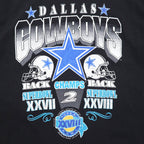 Vintage 90s USA Made T-Shirt anvil 90年代 USA製 NFLプリント Tシャツ XL ブラック DALLAS COWBOYS