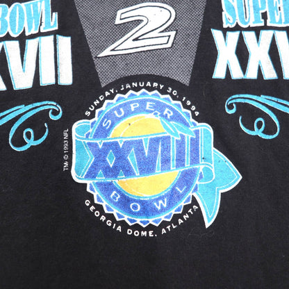 Vintage 90s USA Made T-Shirt anvil 90s USA Made NFL Print T-Shirt XL Black DALLAS COWBOYS