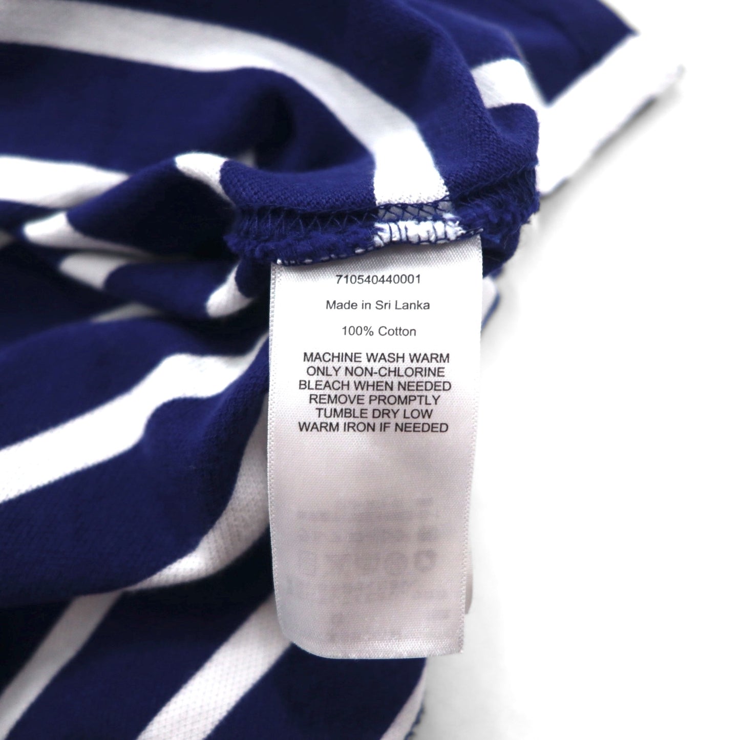 POLO RALPH LAUREN ボーダー ポロシャツ S ネイビー ボーダー 鹿の子 エンブレムロゴ刺繍 RLYC