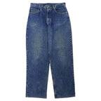 日本然リトテ-古着オンライン-POLO JEANS COMPANY RALPH LAUREN 90年代 ルーズフィット バギー デニムパンツ 34 ブルー コットン Loose メキシコ製-POLO JEANS COMPANY RALPH LAUREN 90's Loose Fit Buggy Denim PANTS 34 Blue Cotton LOOSE Mexico Made