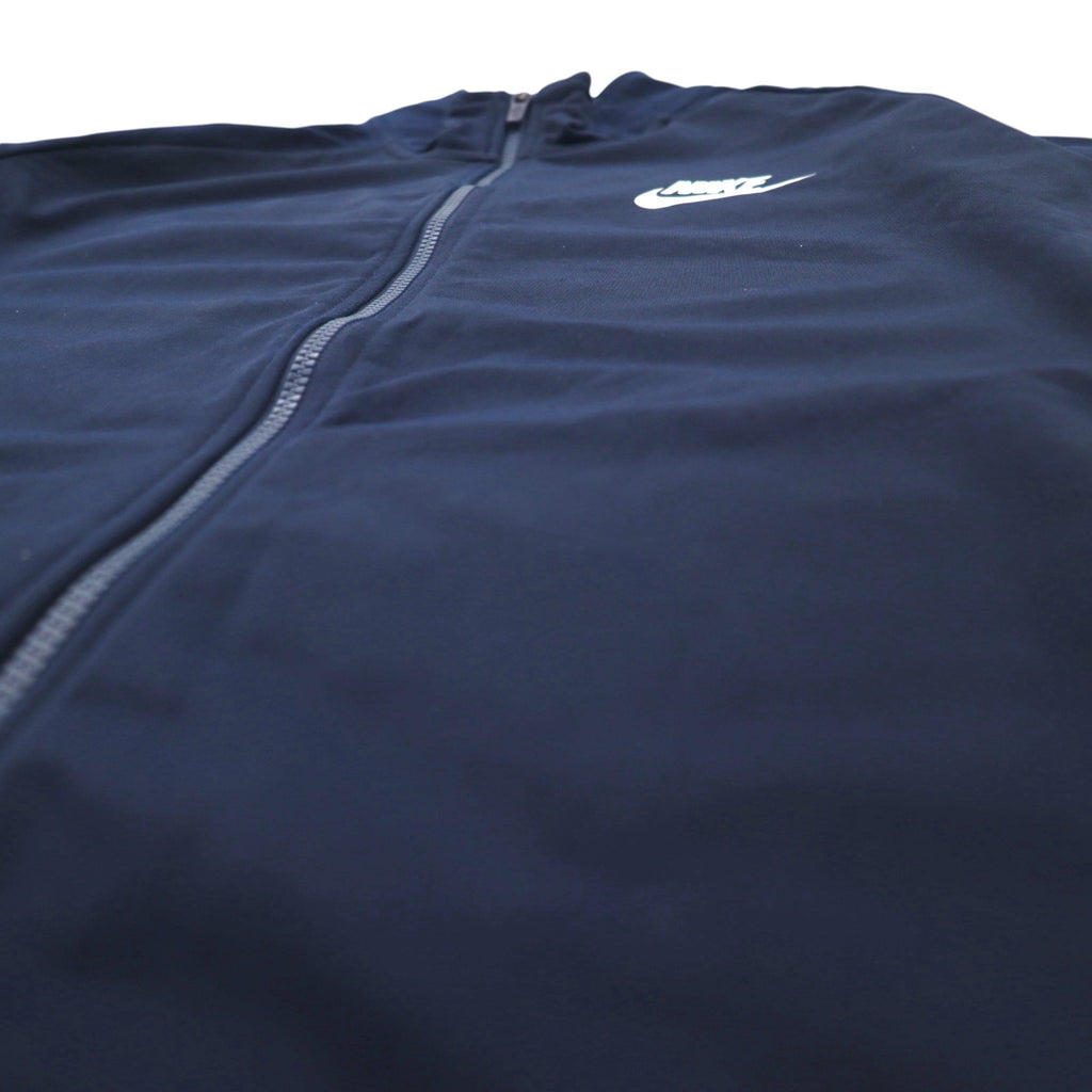NIKE Track Jacket Jersey XL Navy One Point Logo Print Polyknit Track Jacket 861780-451