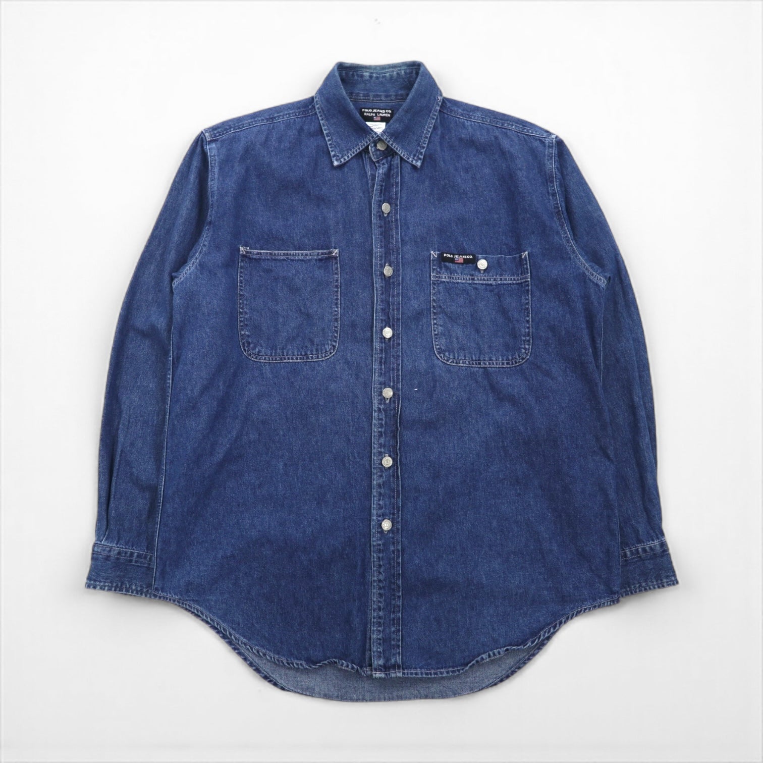 90s Polo Ralph Lauren work shirt ワークシャツ Polo Jeans Co Ralph Lauren 90年代 デニム ワーク シャツ M