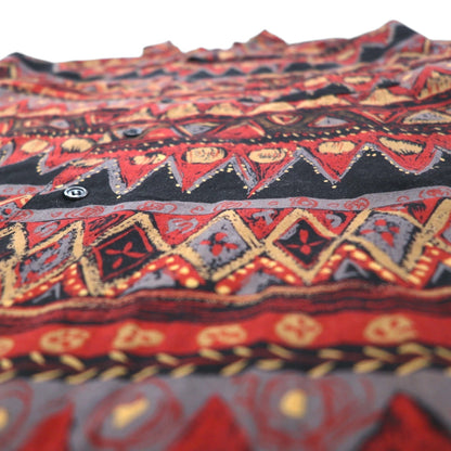 Flying Hawk 90年代 半袖 ボックスシルエット オープンカラーシャツ L マルチカラー 総柄 日本製