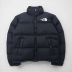THE NORTH FACE Nuptse 700-fill Power Down Jacket S Hooded Embroidered Logo ND01586