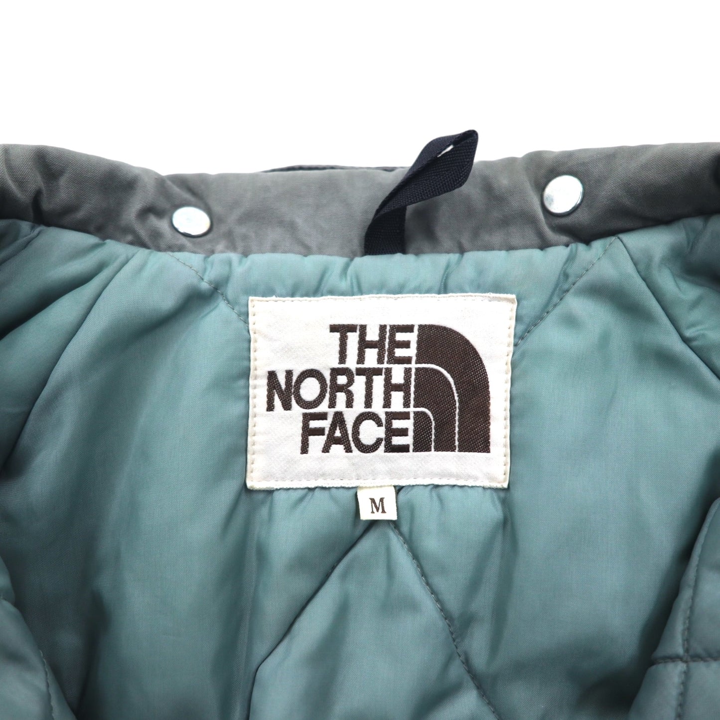 THE NORTH FACE フード着脱式 マウンテンパーカー M カーキ コットン ダブルジップ ジップインジップ搭載 NY-2153