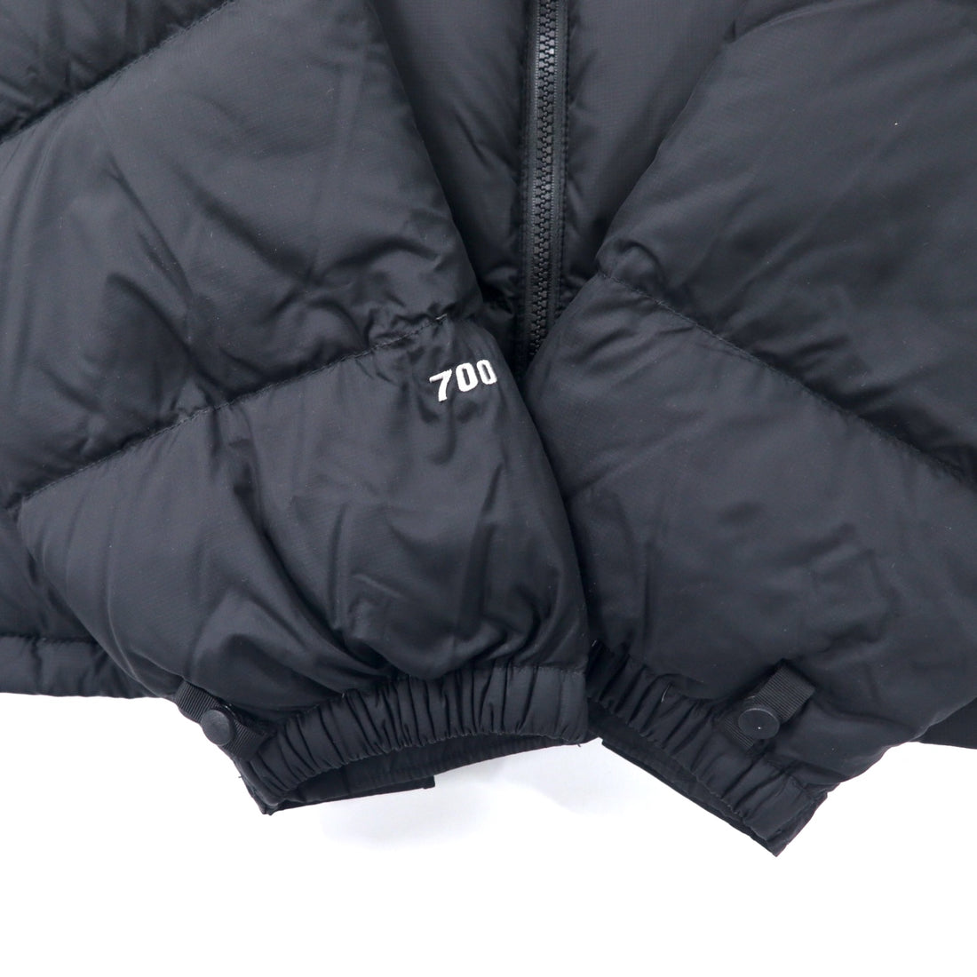 THE NORTH FACE Nuptse 700-fill Power Down Jacket S Hooded Embroidered Logo ND01586