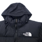 THE NORTH FACE Nuptse 700-fill Power Down Jacket S Hooded Embroidered Logo ND01586