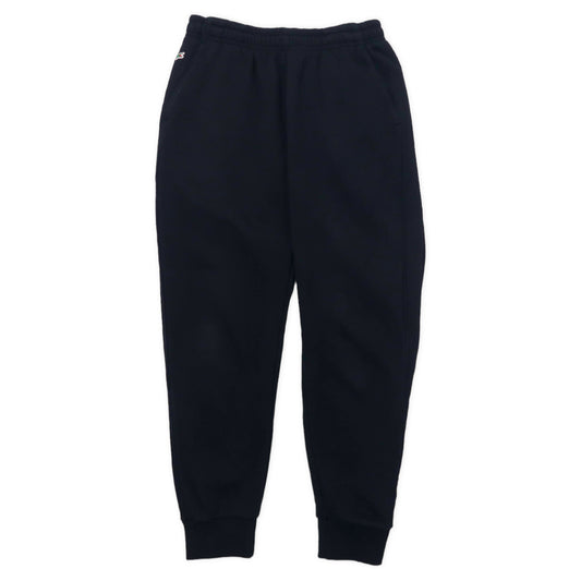 日本然リトテ-古着オンライン-LACOSTE SPORT スウェットパンツ 3 ブラック コットン 裏起毛 ワンポイントロゴ-LACOSTE SPORT SWEATPANTS 3 Black Cotton Brushed Lining One Point Logo