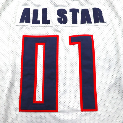 STEVE & BARRY'S ビッグサイズ ゲームシャツ 3XL グレー ポリエステル メッシュ ナンバリング