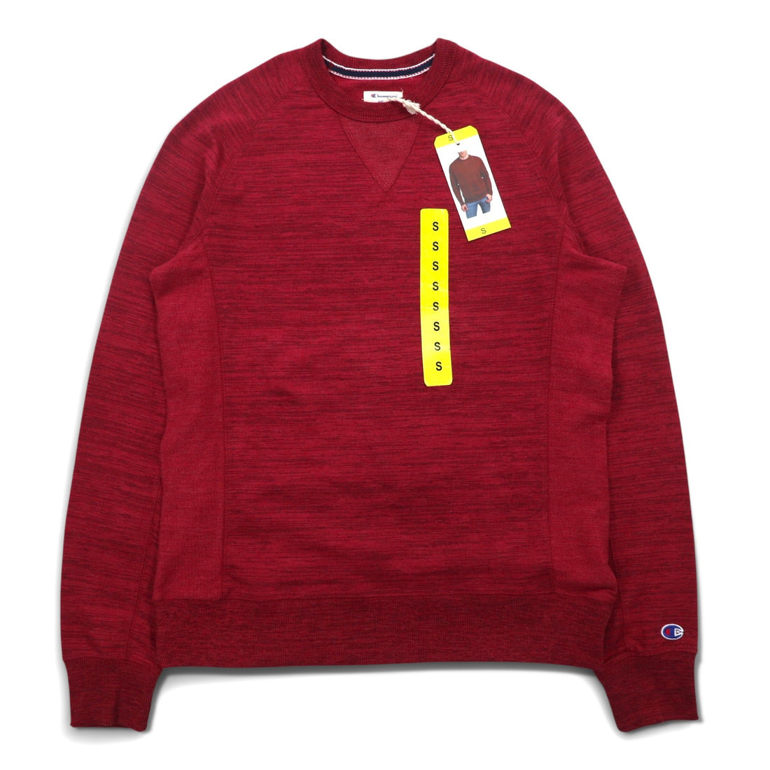 Champion French Terry Crew Sweatshirt S Red French Terry Crew 1296934 Unused