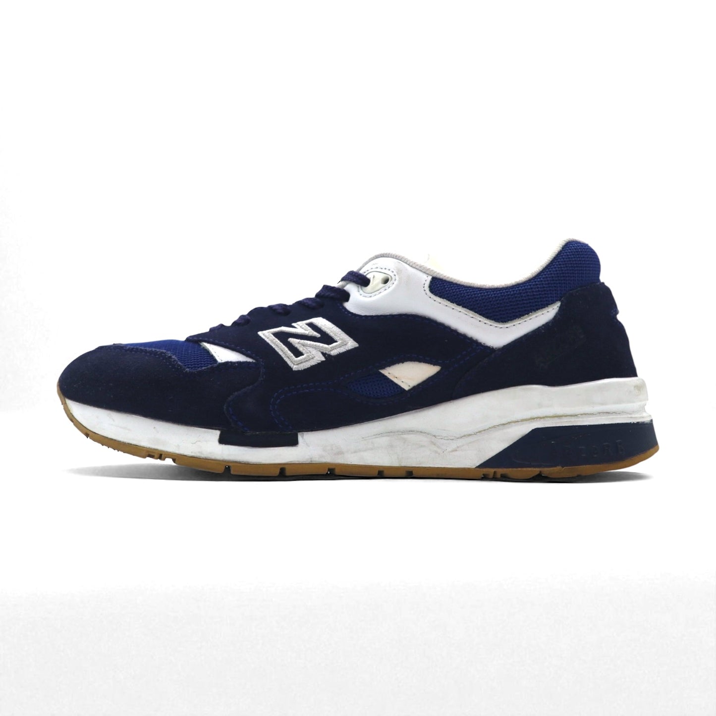 NEW BLANCE 1600 Suede Sneakers, Size 28cm, Blue/Navy, CM1600FG, ABZORB ENCAP