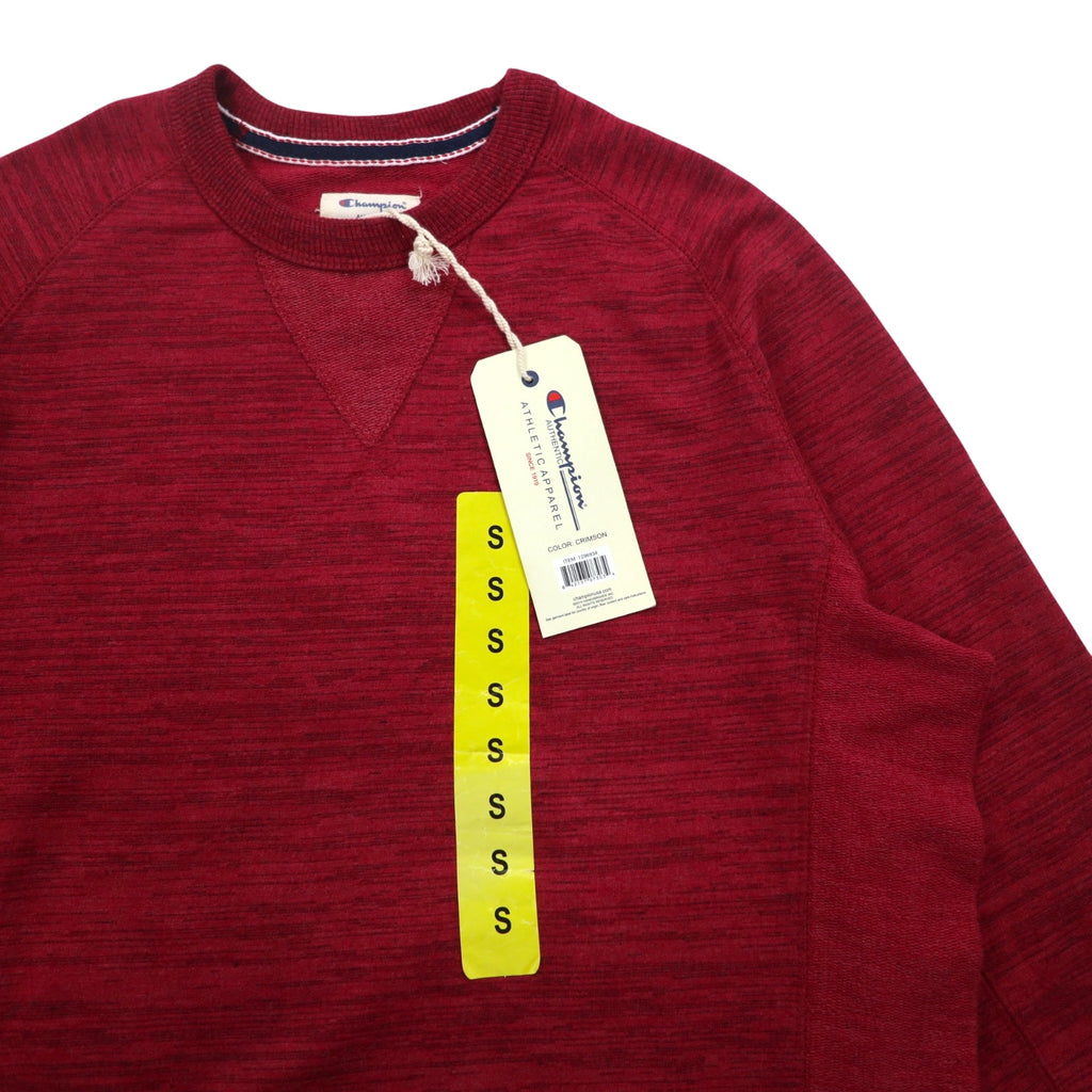 Champion French Terry Crew Sweatshirt S Red French Terry Crew 1296934 Unused