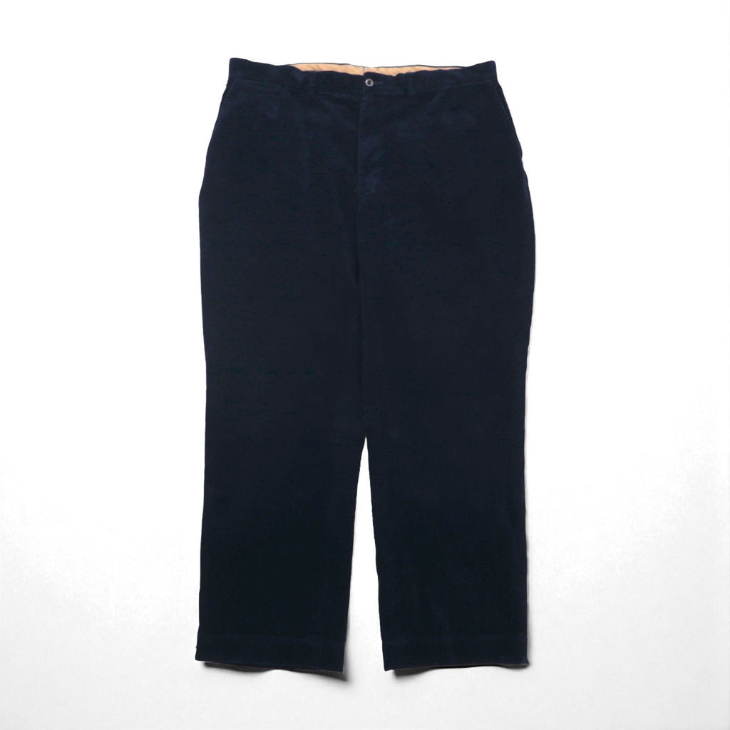 Polo Ralph Lauren 90年代 ワイド コーデュロイ パンツ スラックス XL ネイビー ビッグサイズ