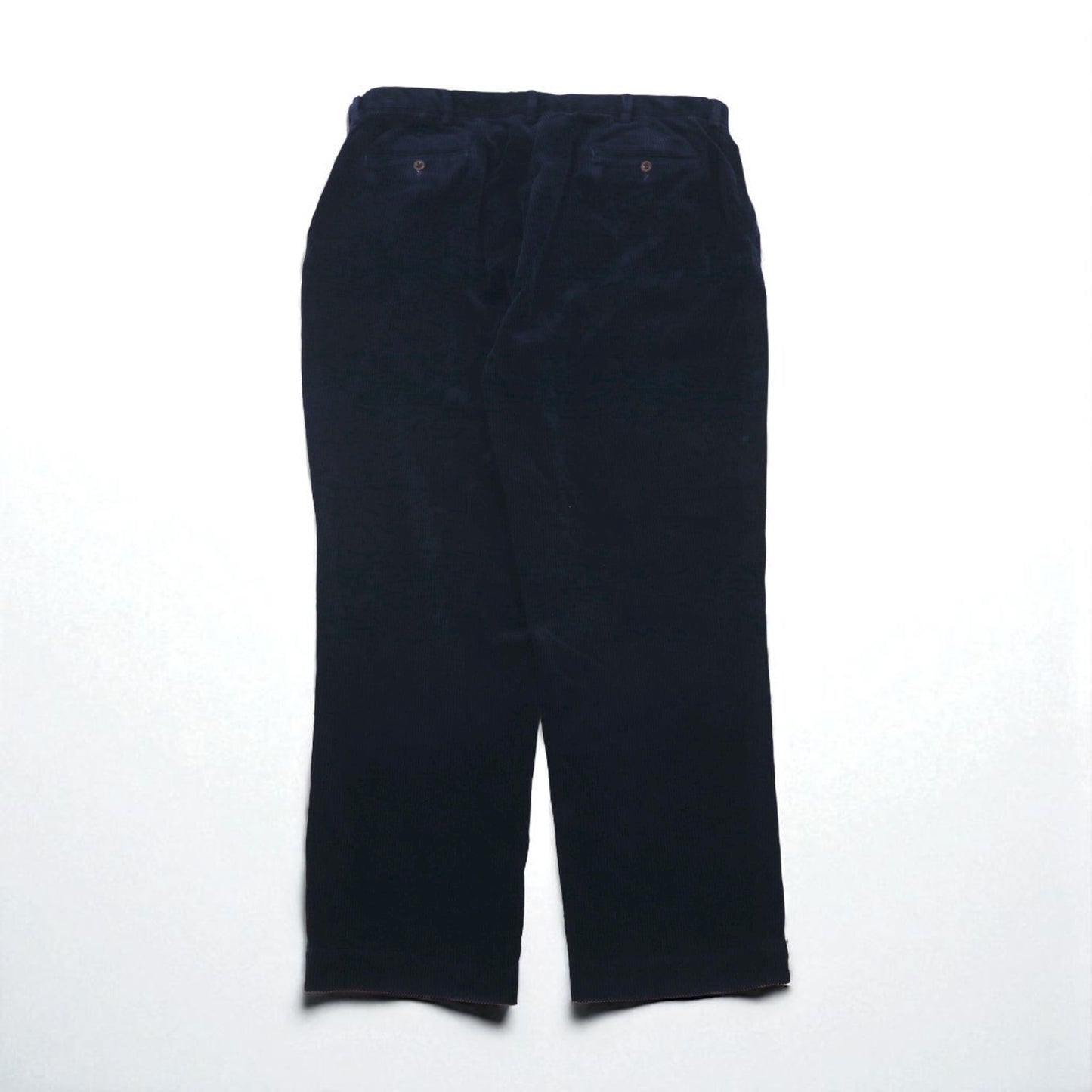 Polo Ralph Lauren 90s Wide Corduroy Pants Slacks, XL Navy, Oversized