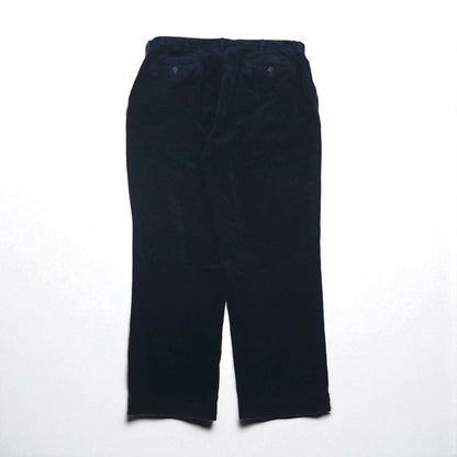 Polo Ralph Lauren 90s Wide Corduroy Pants Slacks, XL Navy, Oversized