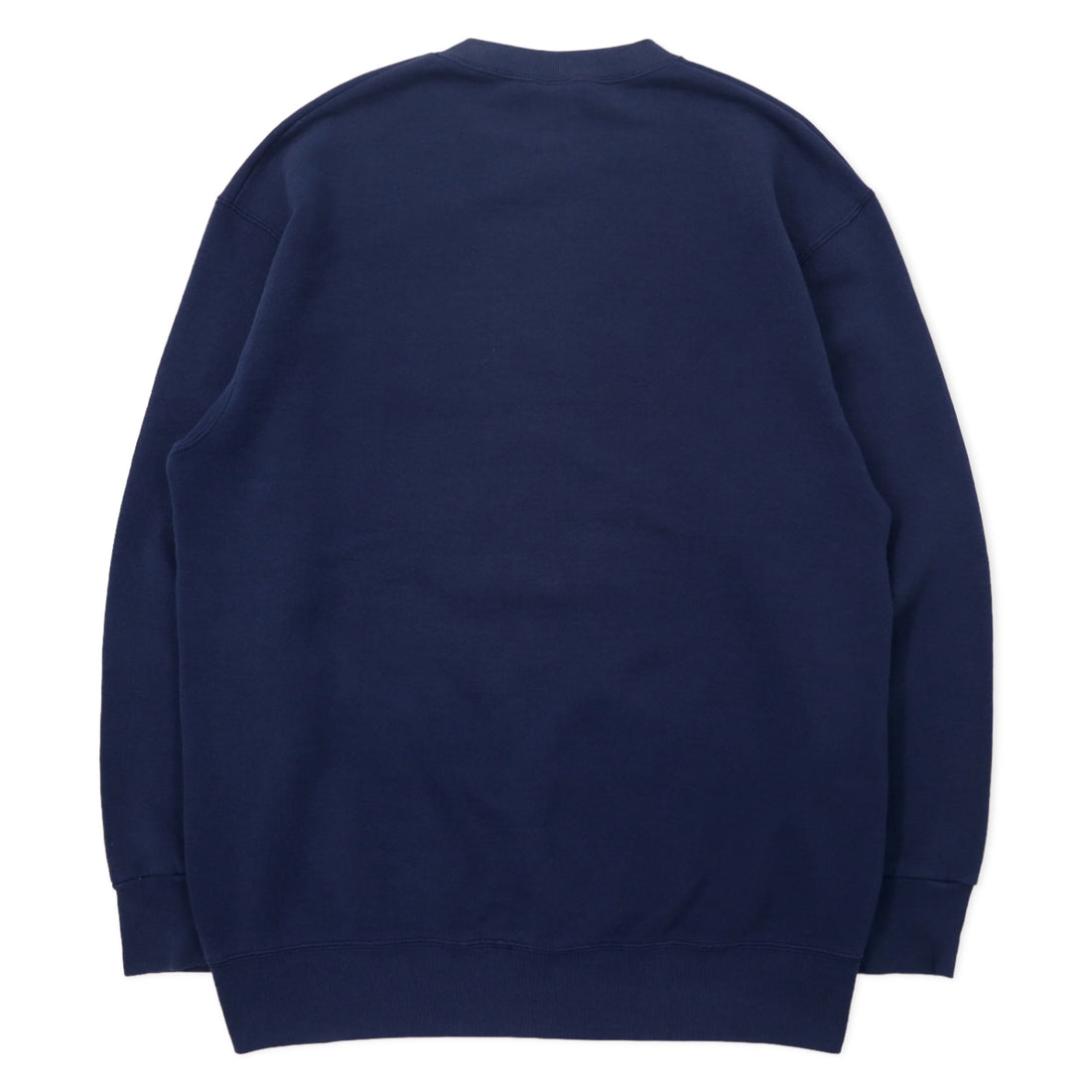 US NAVY Printed Sweatshirt L Navy Cotton Military FRUIT OF THE LOOM