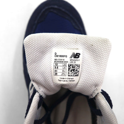 NEW BLANCE 1600 Suede Sneakers, Size 28cm, Blue/Navy, CM1600FG, ABZORB ENCAP