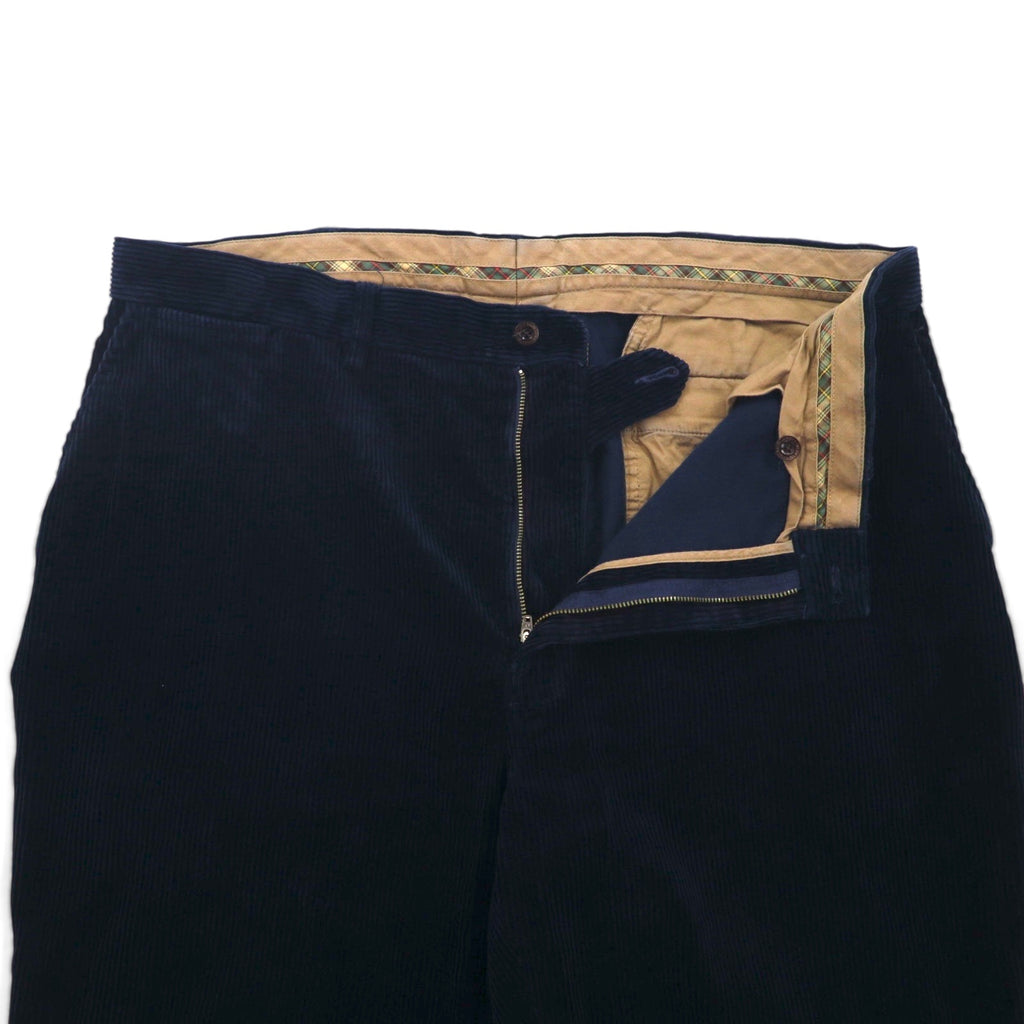 Polo Ralph Lauren 90年代 ワイド コーデュロイ パンツ スラックス XL ネイビー ビッグサイズ