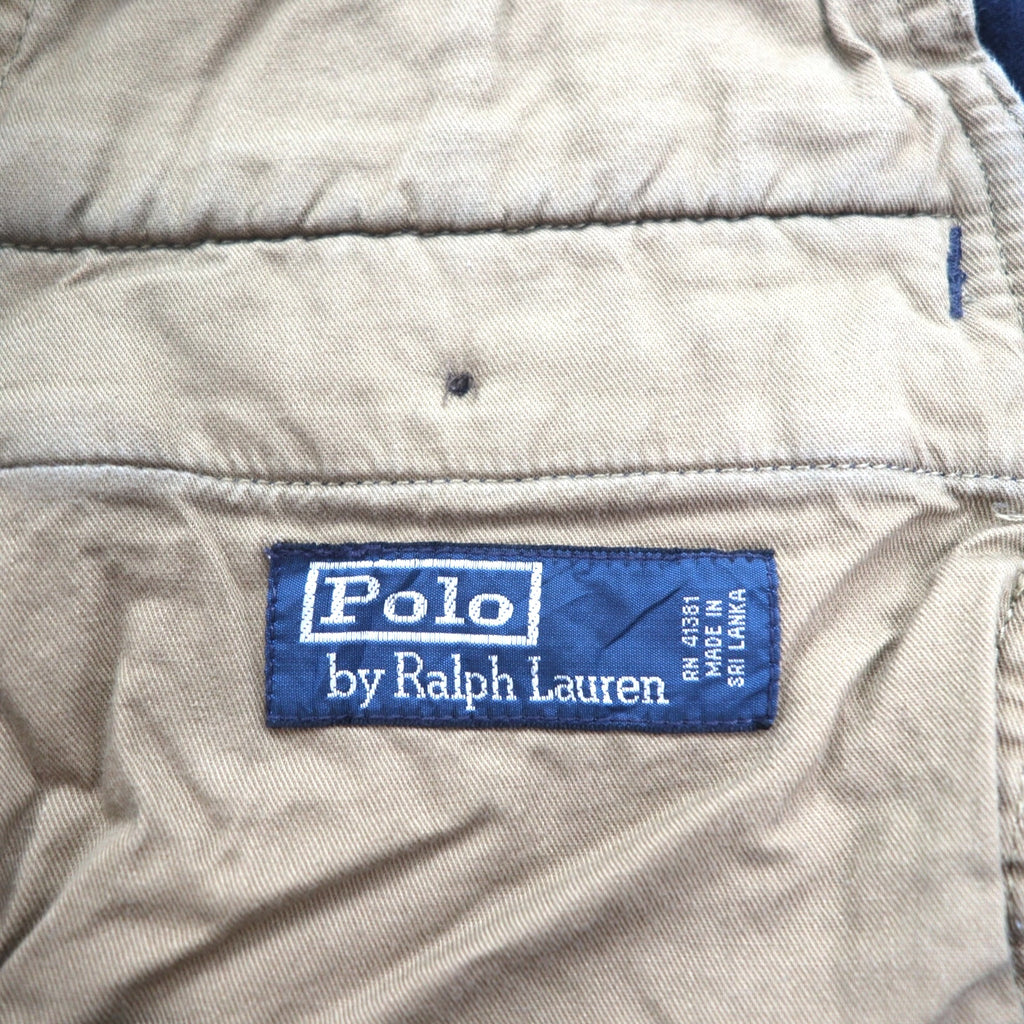 Polo Ralph Lauren 90年代 ワイド コーデュロイ パンツ スラックス XL ネイビー ビッグサイズ