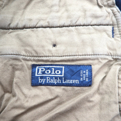 Polo Ralph Lauren 90s Wide Corduroy Pants Slacks, XL Navy, Oversized