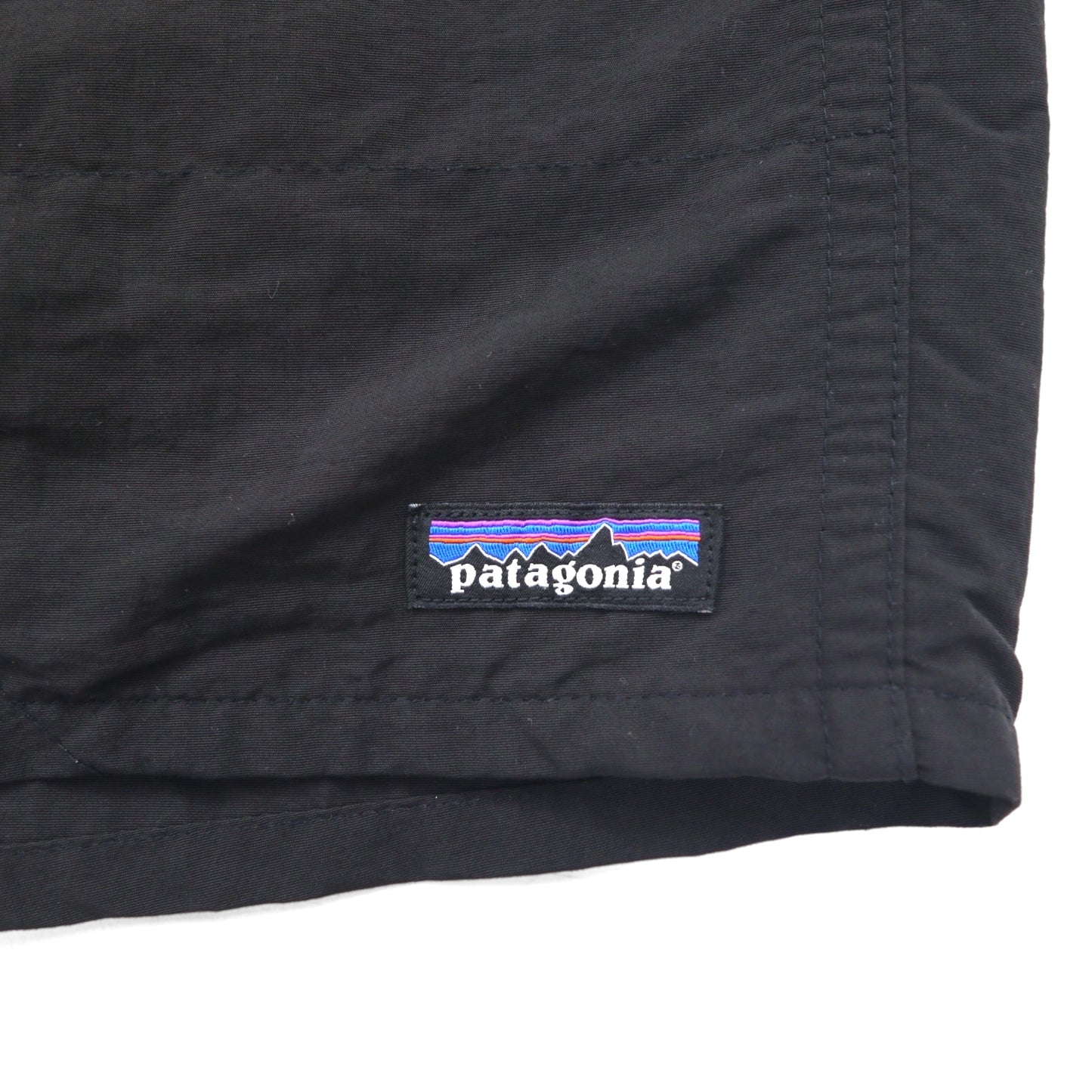 Patagonia Baggies Long 7-inch Shorts, Black Nylon, Size L, 58034