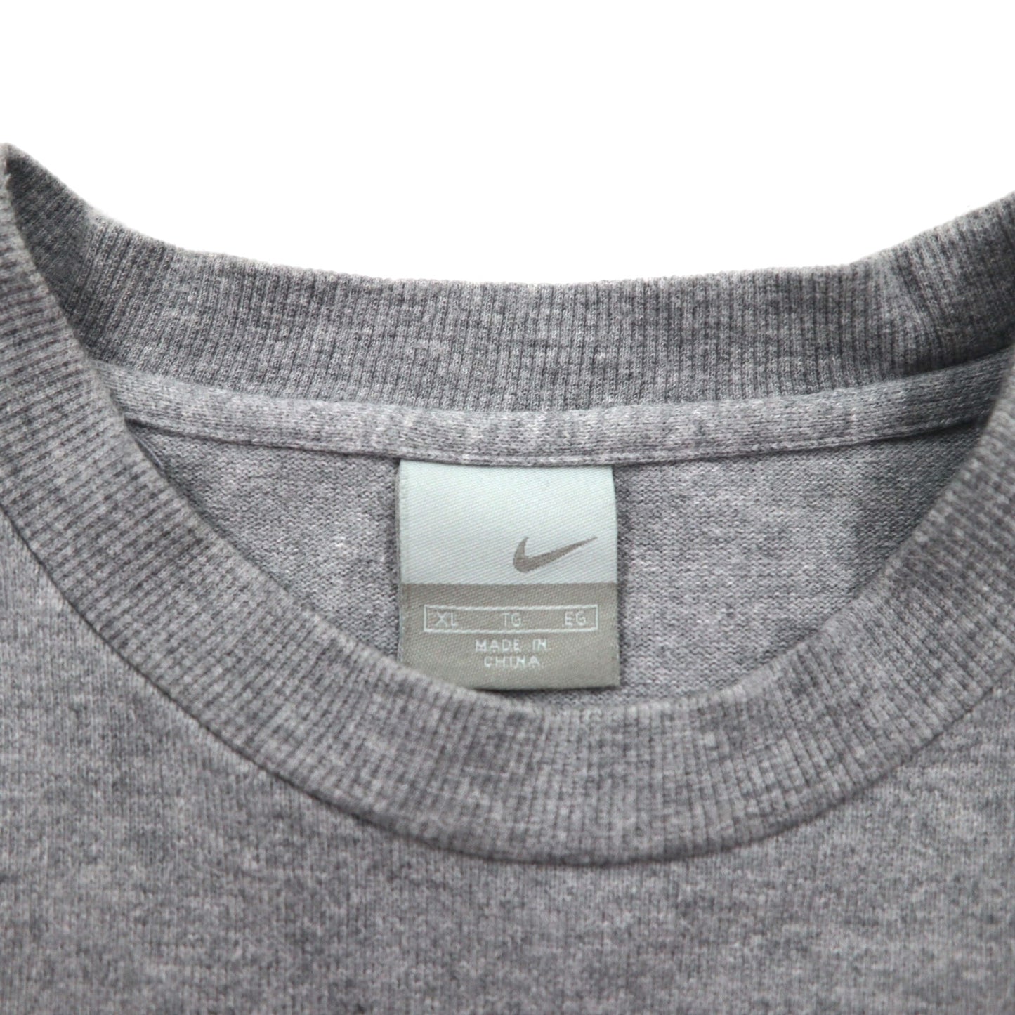 NIKE 00年代 センタースウォッシュ ヘビーウェイト Tシャツ XL グレー コットン