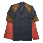 Ka na ta 2 sleeve coat poncho FREE black polyester ALL for doby made in Japan