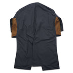 Ka na ta 2 sleeve coat poncho FREE black polyester ALL for doby made in Japan