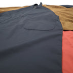 Ka na ta 2 sleeve coat poncho FREE black polyester ALL for doby made in Japan