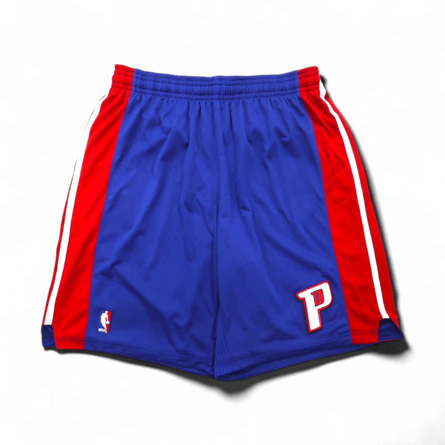 adidas ゲームパンツ ショートパンツ 3XL ブルー NBA Detroit Pistons ポリエステル CLIMA COOL 膝下