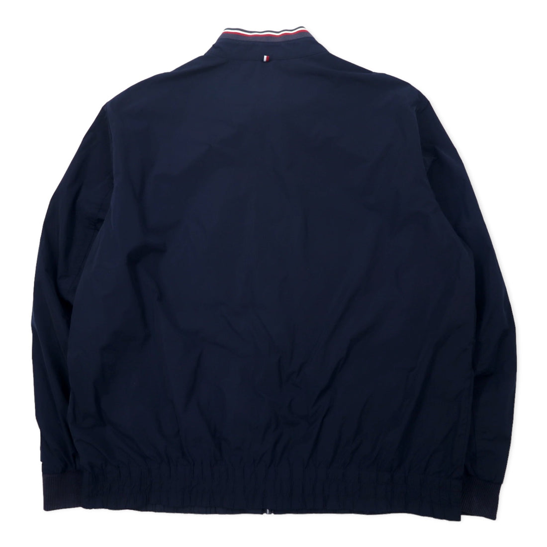 TOMMY HILFIGER Single Rider Jacket 2XLT Navy Polyester Big Size