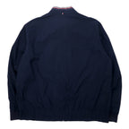 TOMMY HILFIGER Single Rider Jacket 2XLT Navy Polyester Big Size