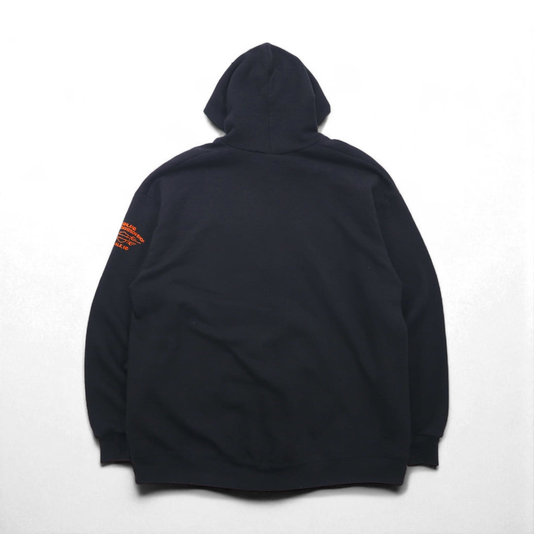 HARLEY DAVIDSON Zip Hoodie, XL, Black, Cotton, One-Point Logo Embroidery