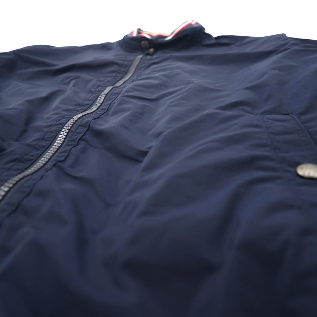 TOMMY HILFIGER Single Rider Jacket 2XLT Navy Polyester Big Size