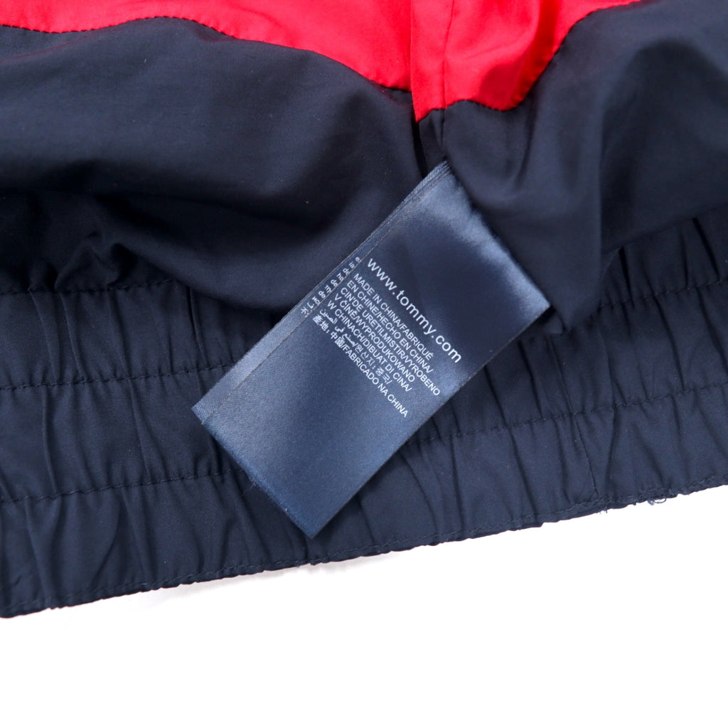 TOMMY HILFIGER Single Rider Jacket 2XLT Navy Polyester Big Size