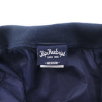 Flip The Script Libre Line Varsity Jacket M Navy Nylon Back Logo Print