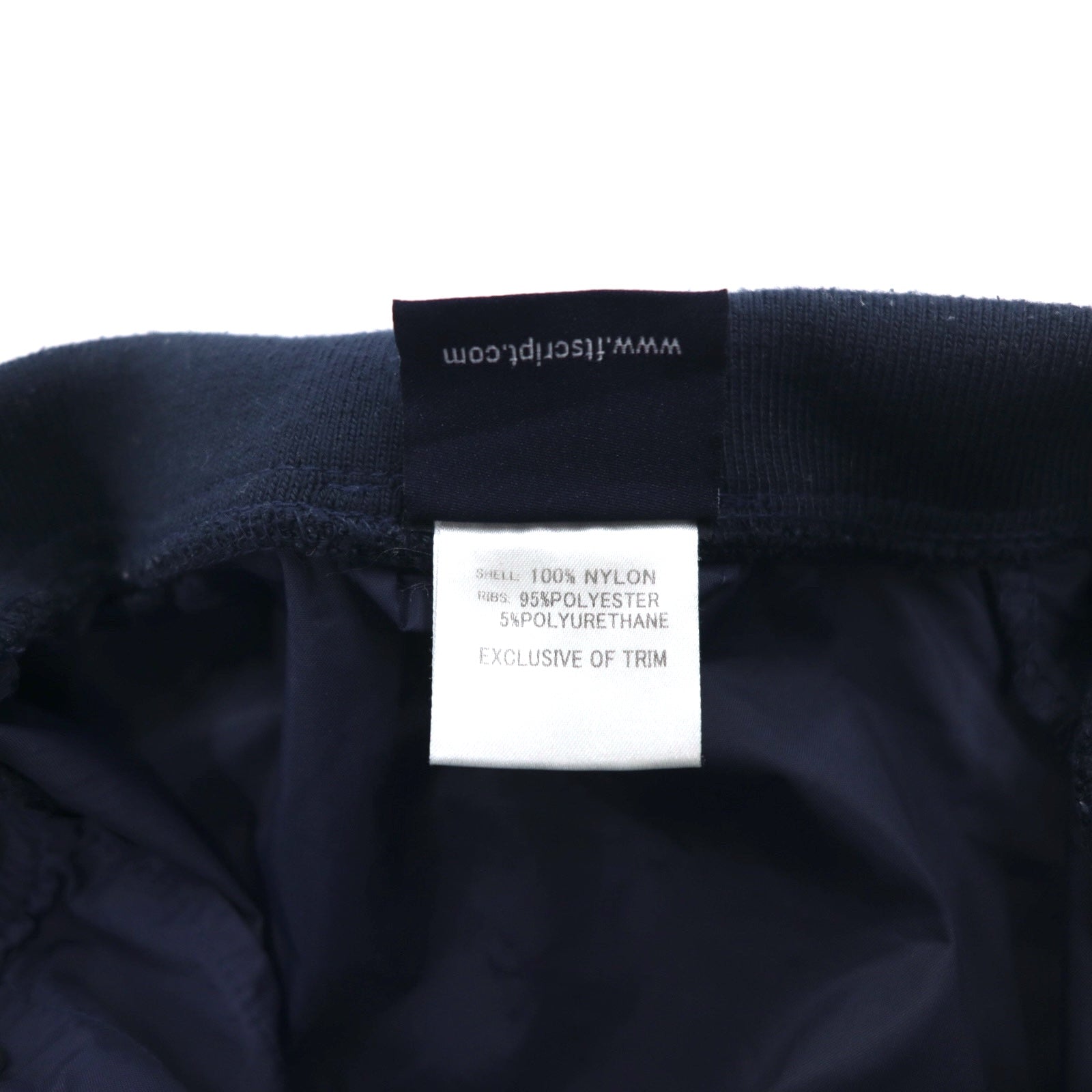 Flip The Script Libre Line Varsity Jacket M Navy Nylon Back Logo Print