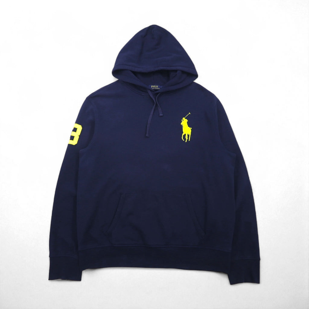 Polo Ralph Lauren Big Pony Pullover Hoodie, XL, Navy, Cotton